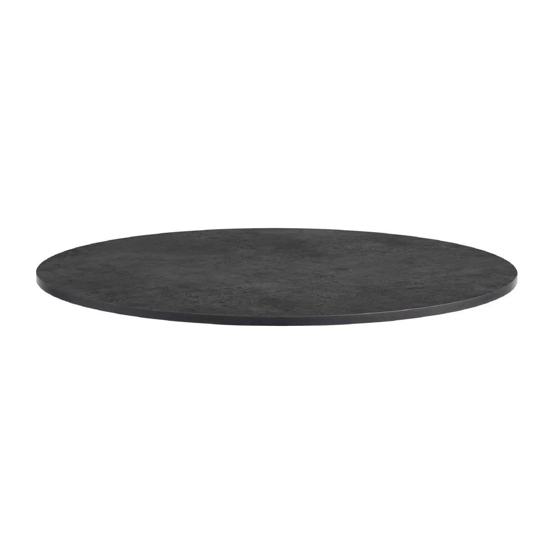 HS679 Extrema Round Metallic Anthracite Table Top 900mm - JD Catering Equipment Solutions Ltd