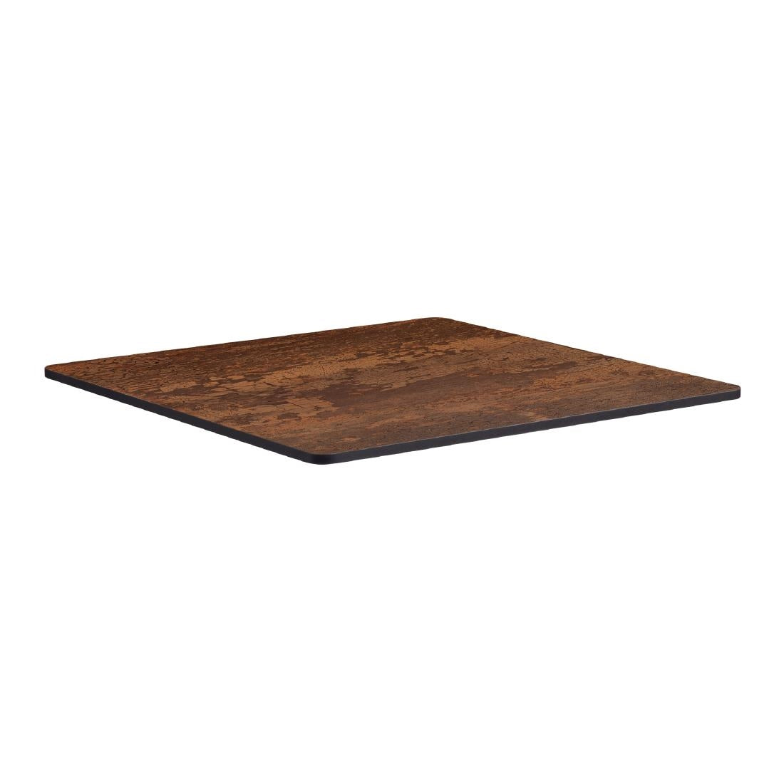 HS700 Extrema Square Vintage Copper Table Top 600x600mm