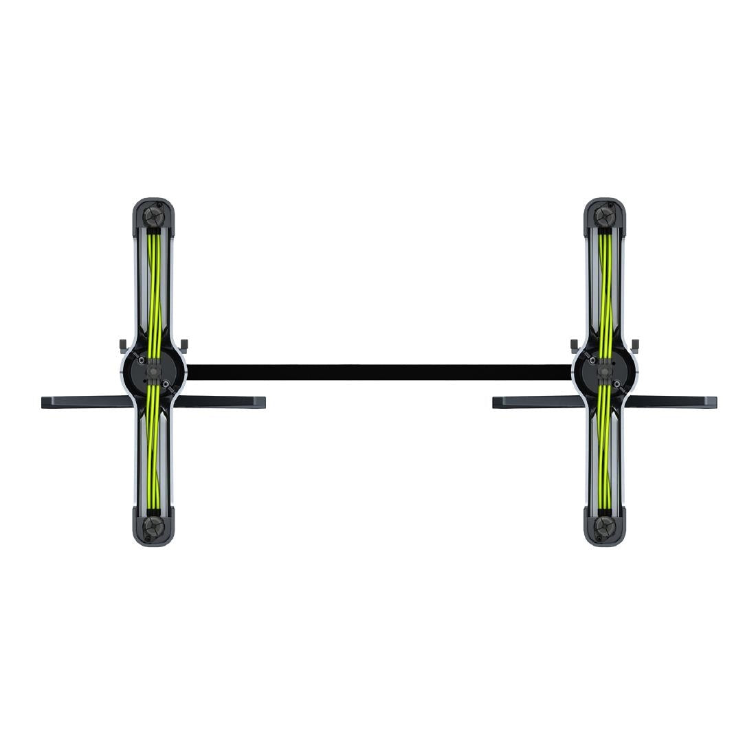 HS720 FLAT Auto Adjust ST22 Double Dining Table Base Black FlipTop