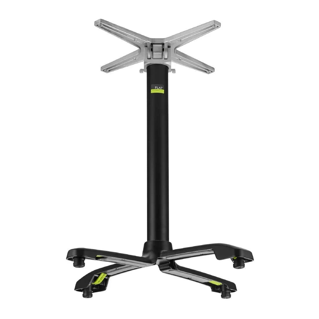 HS723 FLAT Auto Adjust SX26 Dining Table Base Black FlipTop - JD Catering Equipment Solutions Ltd