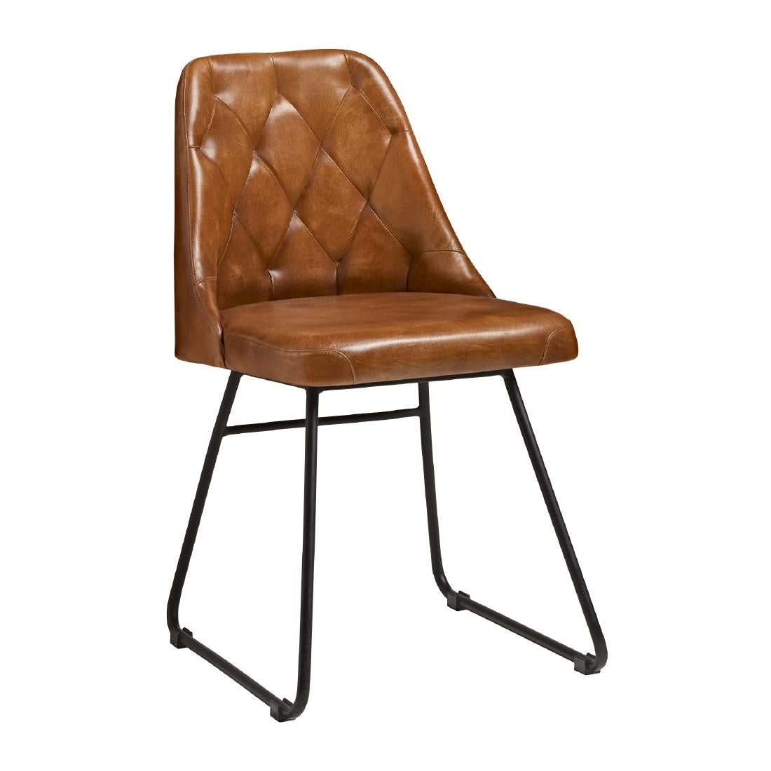 HS732 Harland Side Chair Leather Bruciato (Pack of 2)