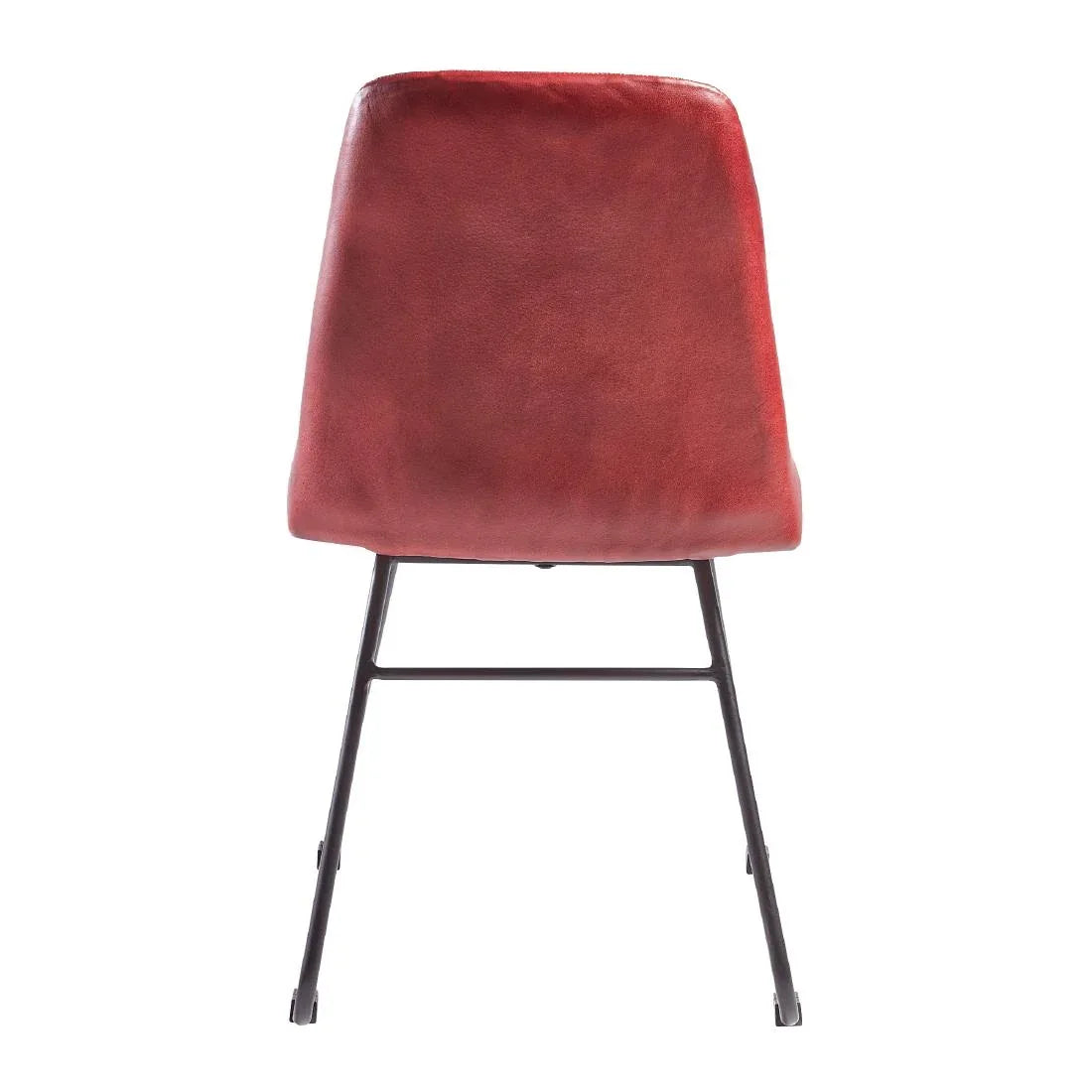 HS736 Harland Side Chair Leather Vintage Red (Pack of 2)
