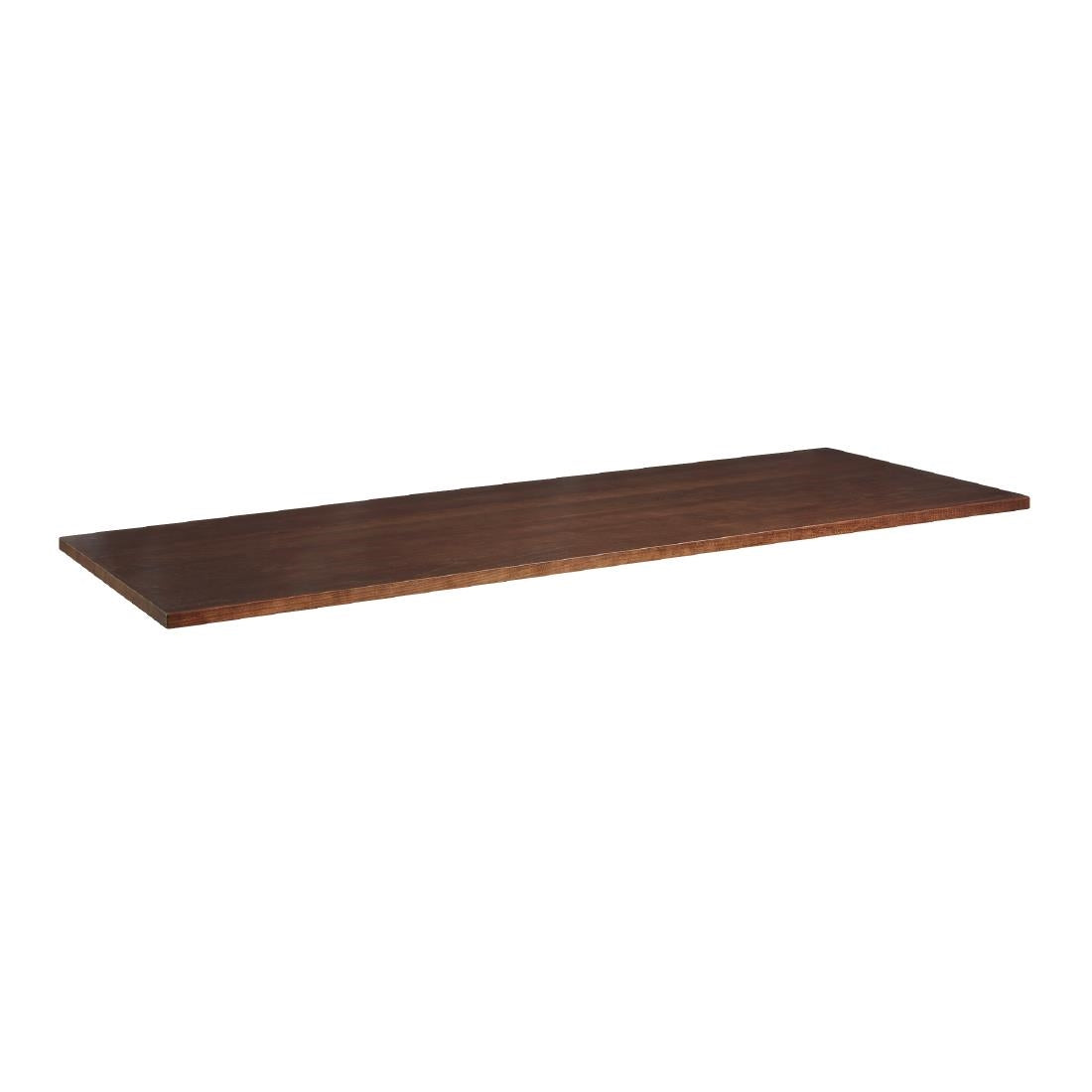 HS770 Solid Ash Dark Walnut Rectangular Table Top 1200x700mm