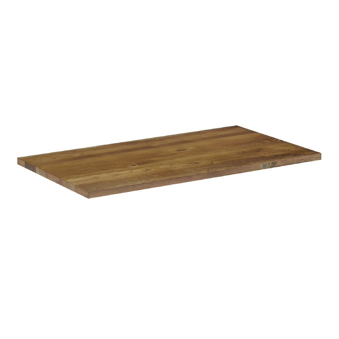 HS776 Solid Oak Natural Rectangular Table Top 1200x700mm