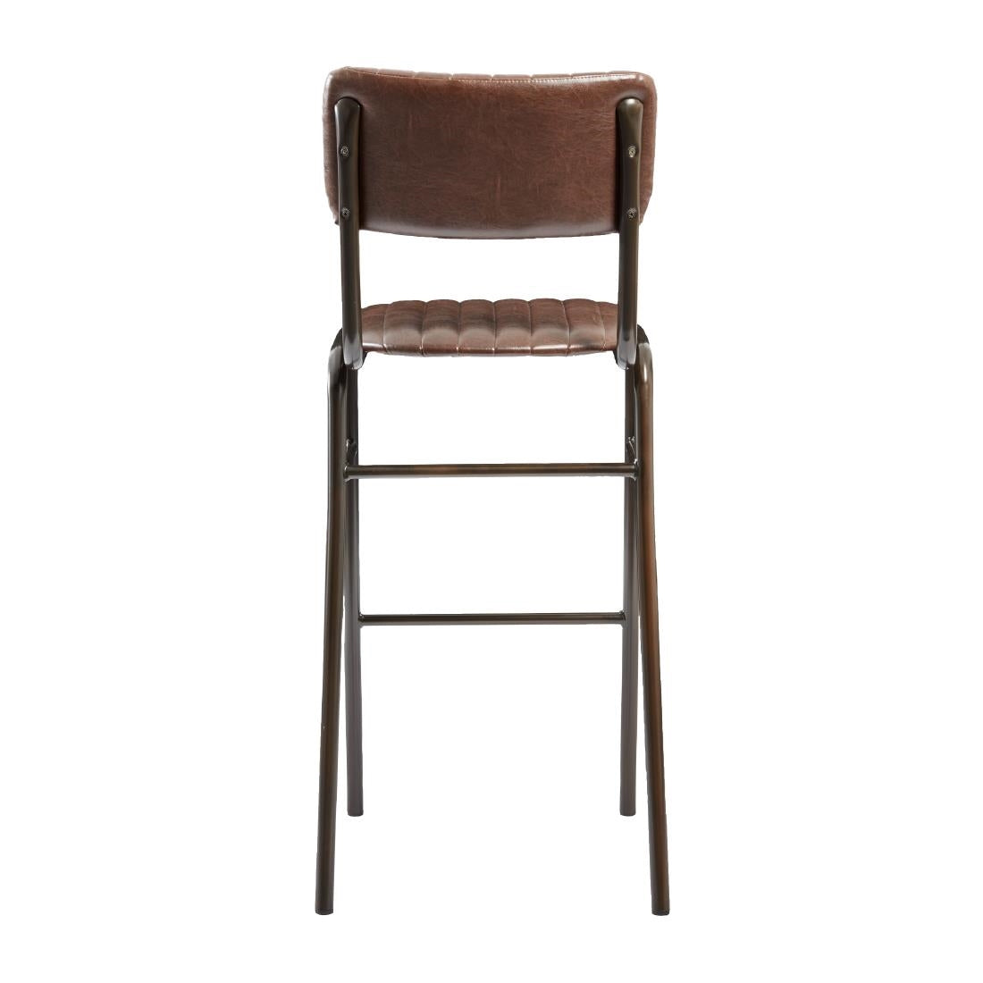 HS784 Tavo Stacking Bar Stool Vintage Brown (Pack of 2)