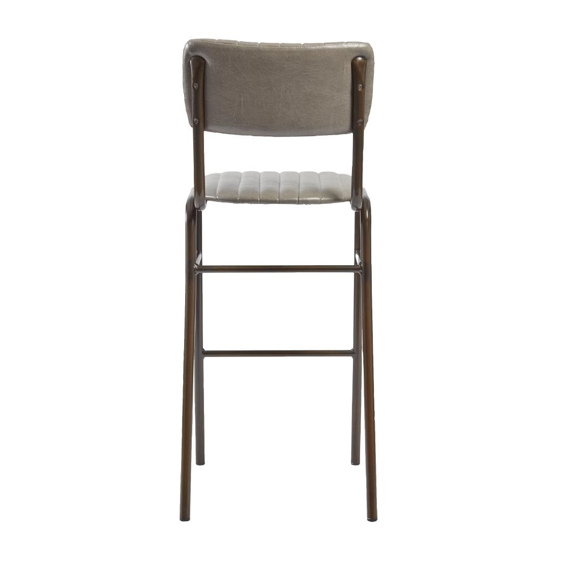 HS785 Tavo Stacking Bar Stool Vintage Dark Grey (Pack of 2)