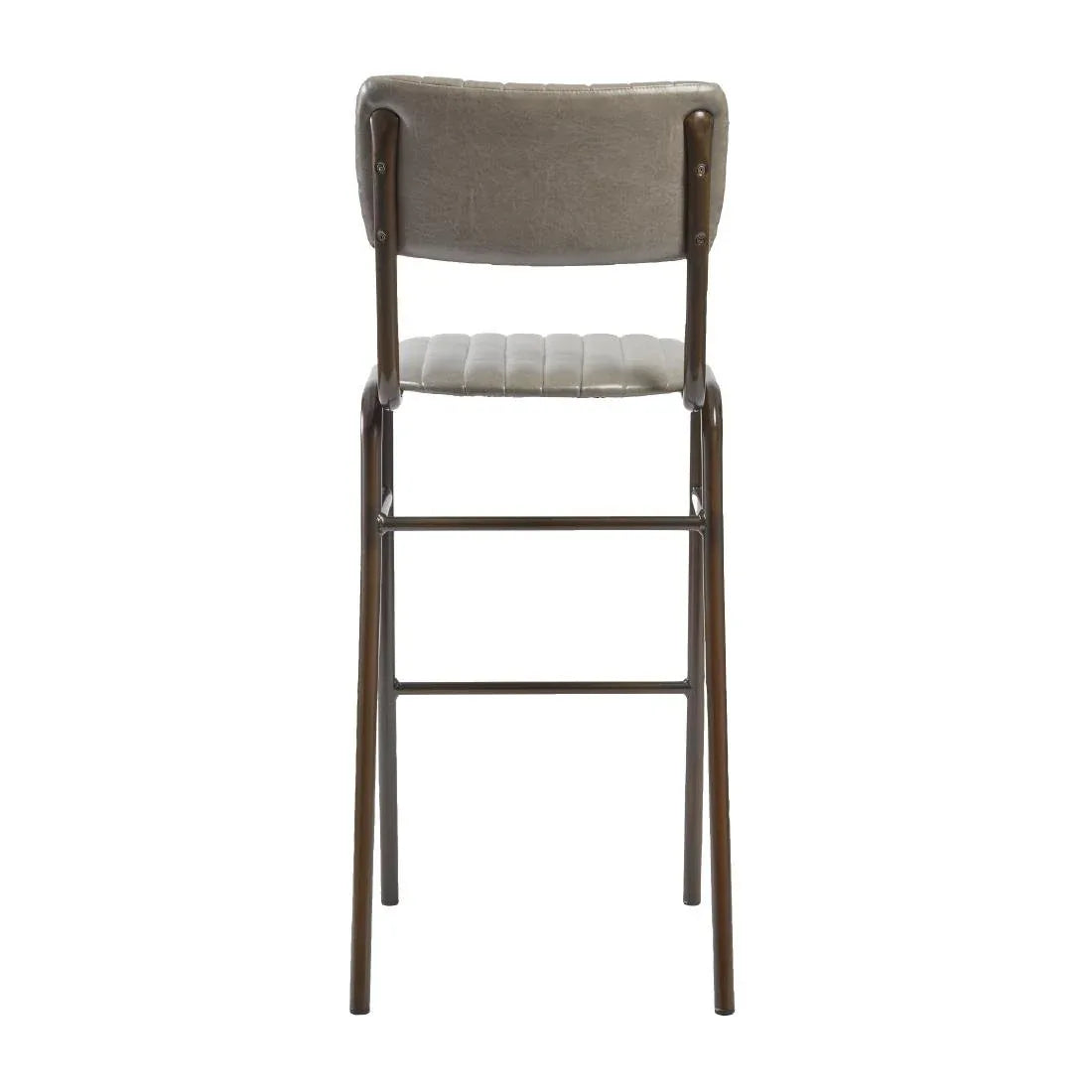 HS785 Tavo Stacking Bar Stool Vintage Dark Grey (Pack of 2) - JD Catering Equipment Solutions Ltd