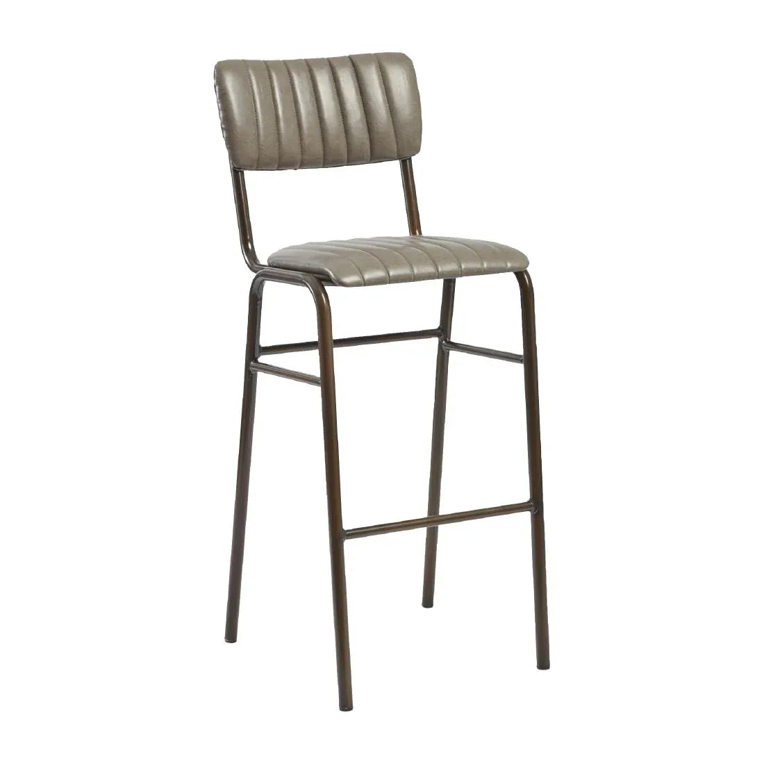HS785 Tavo Stacking Bar Stool Vintage Dark Grey (Pack of 2) - JD Catering Equipment Solutions Ltd