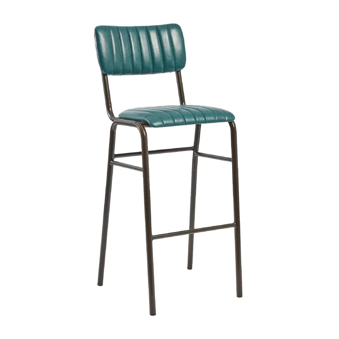 HS788 Tavo Stacking Bar Stool Vintage Teal (Pack of 2) - JD Catering Equipment Solutions Ltd
