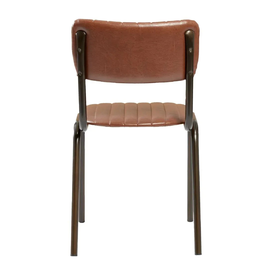 HS799 Tavo Stacking Side Chair Vintage Tan (Pack of 2) - JD Catering Equipment Solutions Ltd