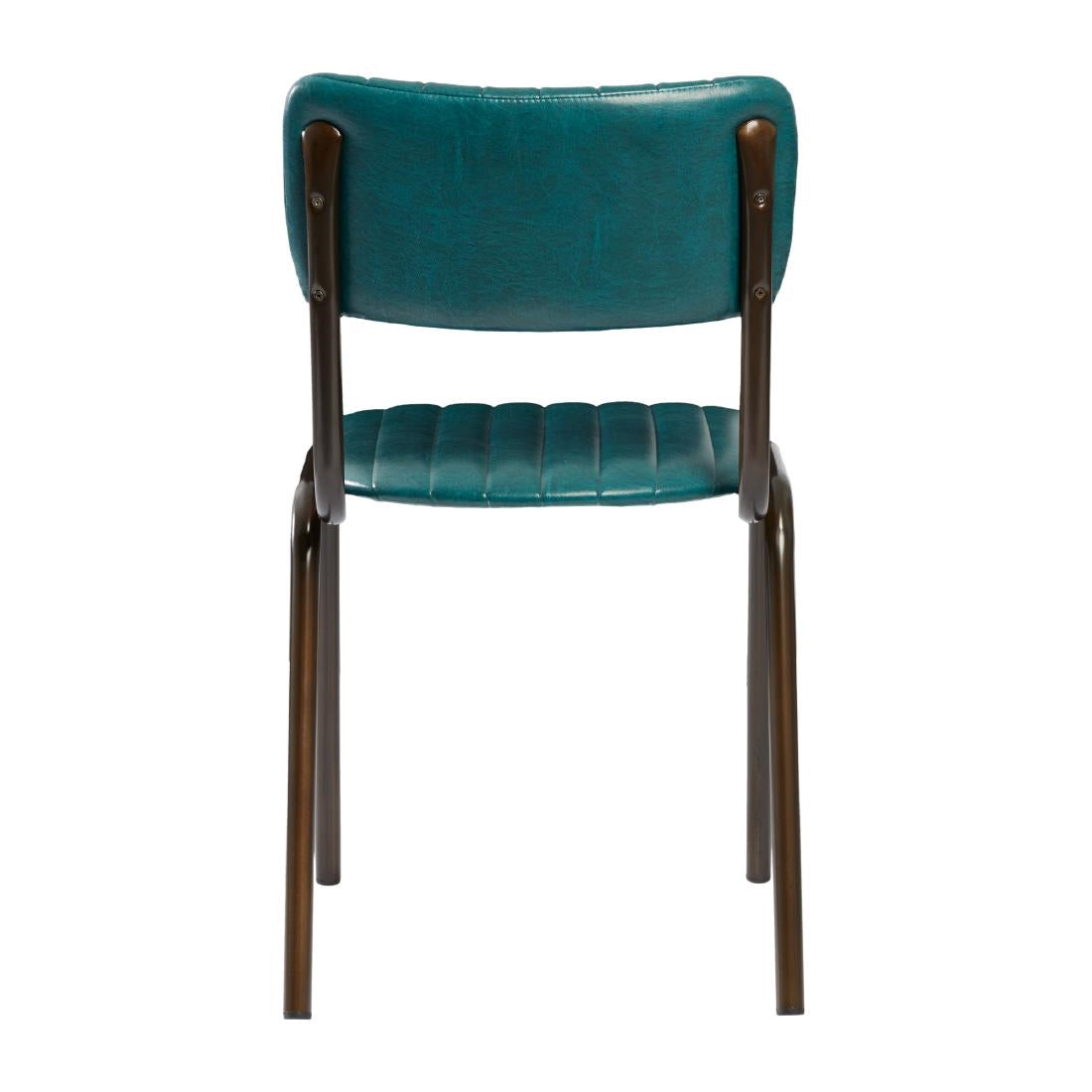 HS800 Tavo Stacking Side Chair Vintage Teal (Pack of 2)