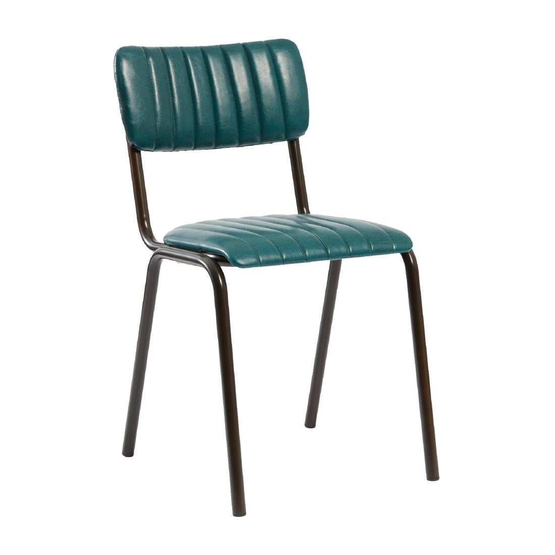 HS800 Tavo Stacking Side Chair Vintage Teal (Pack of 2)