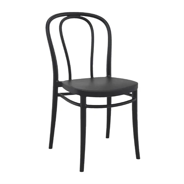 HS801 Victor Side Chair Black (Pack of 2) - JD Catering Equipment Solutions Ltd