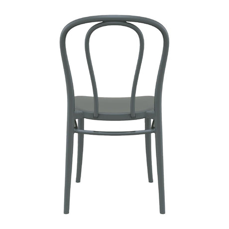 HS802 Victor Side Chair Dark Grey (Pack of 2)