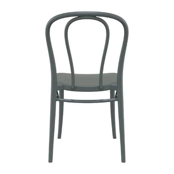 HS802 Victor Side Chair Dark Grey (Pack of 2) - JD Catering Equipment Solutions Ltd