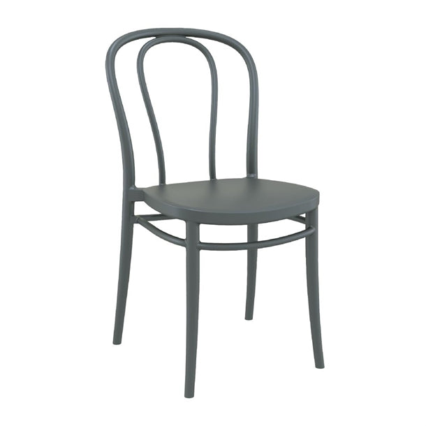 HS802 Victor Side Chair Dark Grey (Pack of 2)