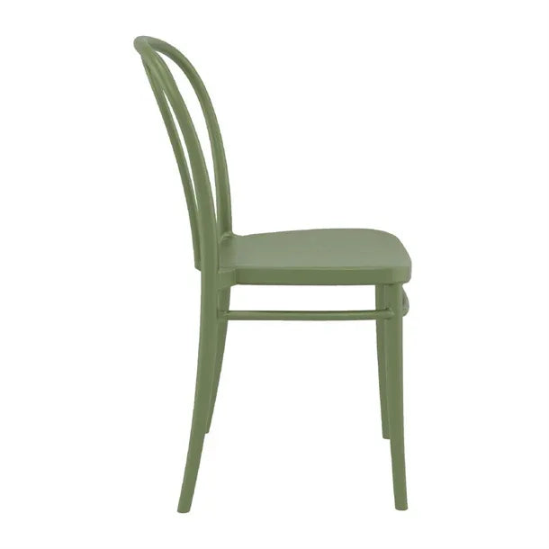 HS803 Victor Side Chair Olive Green (Pack of 2) - JD Catering Equipment Solutions Ltd