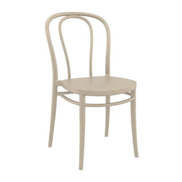 HS804 Victor Side Chair Taupe (Pack of 2) - JD Catering Equipment Solutions Ltd