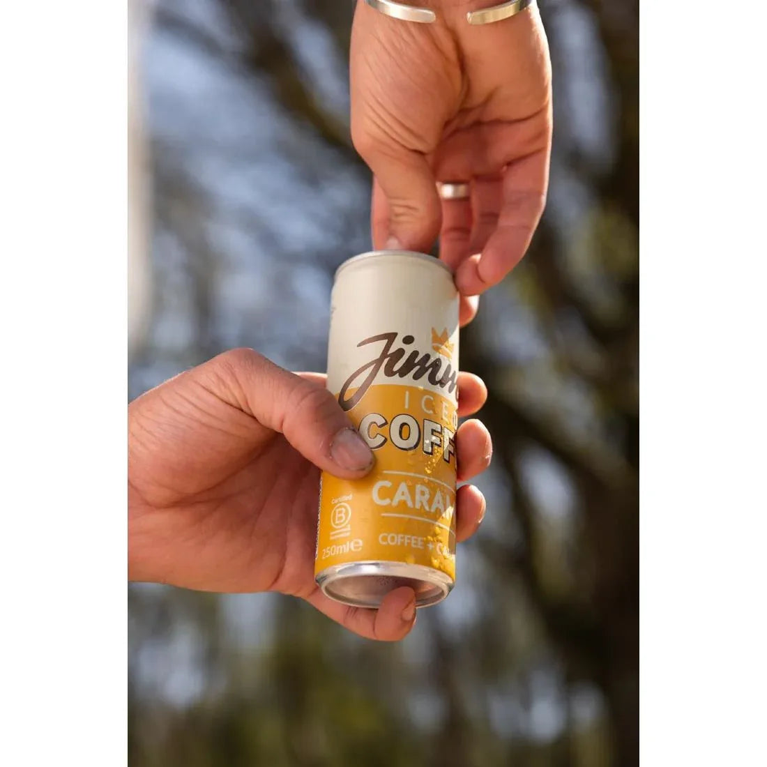 HS811 Jimmy's Caramel Iced Coffee BottleCan 275ml (Pack of 12) - JD Catering Equipment Solutions Ltd