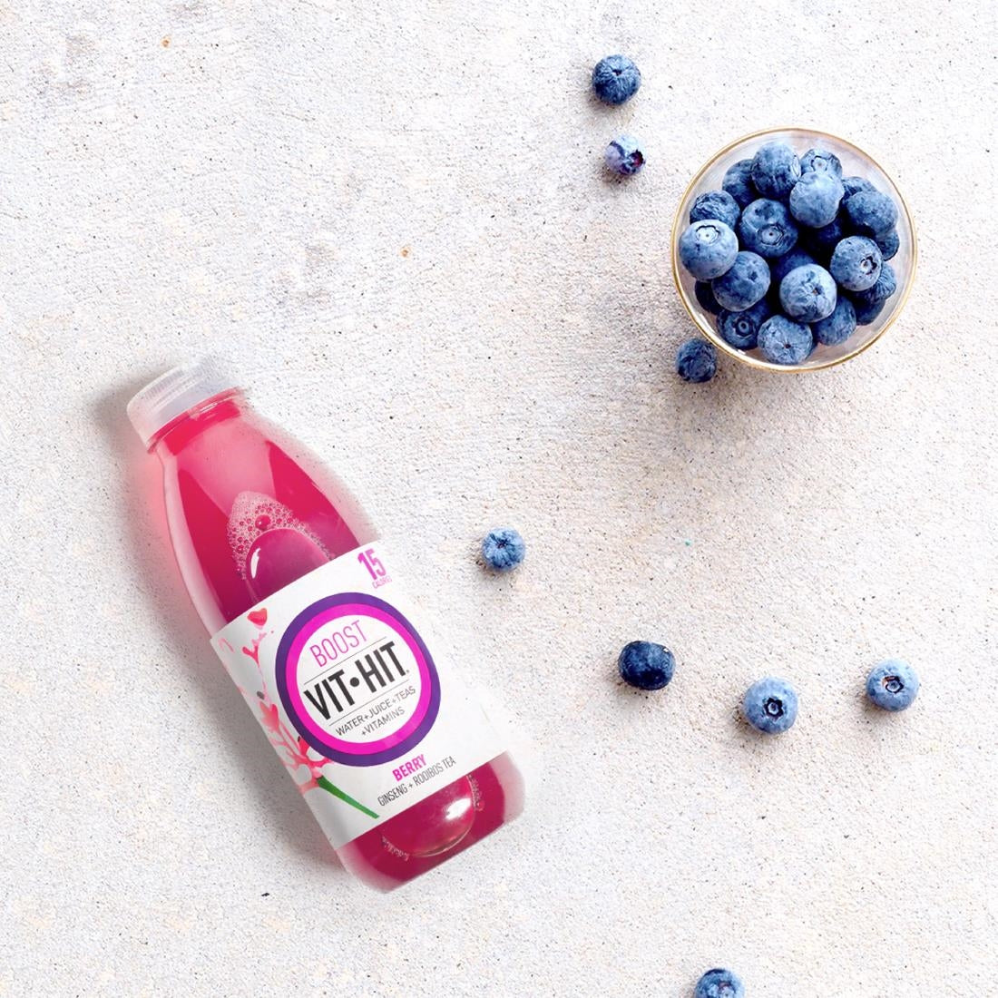 HS821 VITHIT Boost Berry Vitamin Water 500ml (Pack of 12)