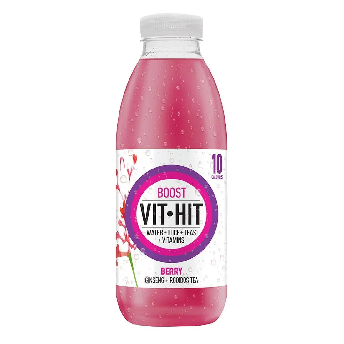 HS821 VITHIT Boost Berry Vitamin Water 500ml (Pack of 12) - JD Catering Equipment Solutions Ltd