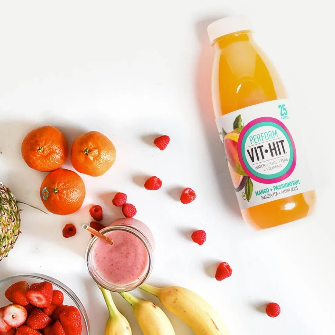 HS823 VITHIT Perform Mango & Passionfruit Vitamin Water 500ml (Pack of 12) - JD Catering Equipment Solutions Ltd
