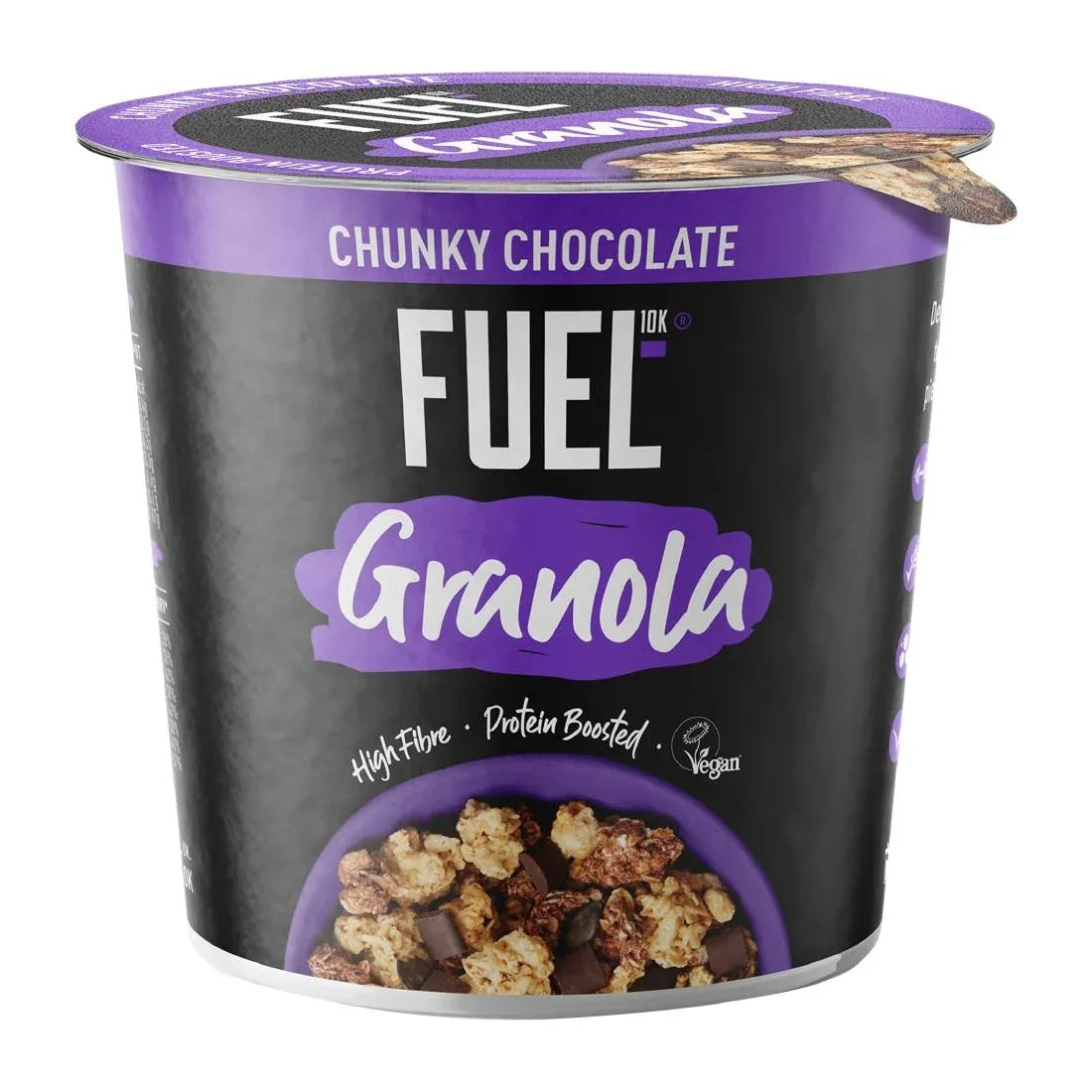 HS846 FUEL 10K Chocolate Chunks Granola 70g (Pack of 8) - JD Catering Equipment Solutions Ltd