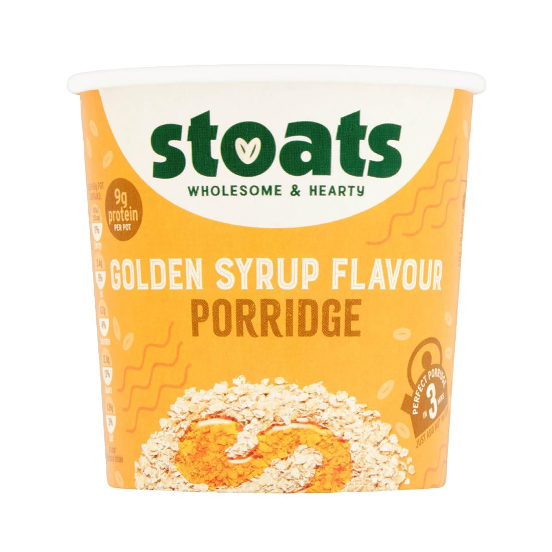 HS852 Stoats Golden Syrup Porridge Pots 60g (Pack of 16)