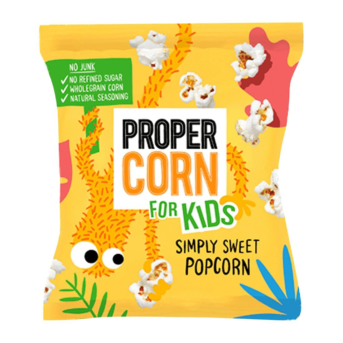 HS871 Propercorn Impulse Simply Sweet Kids Popcorn 12g (Pack of 18)