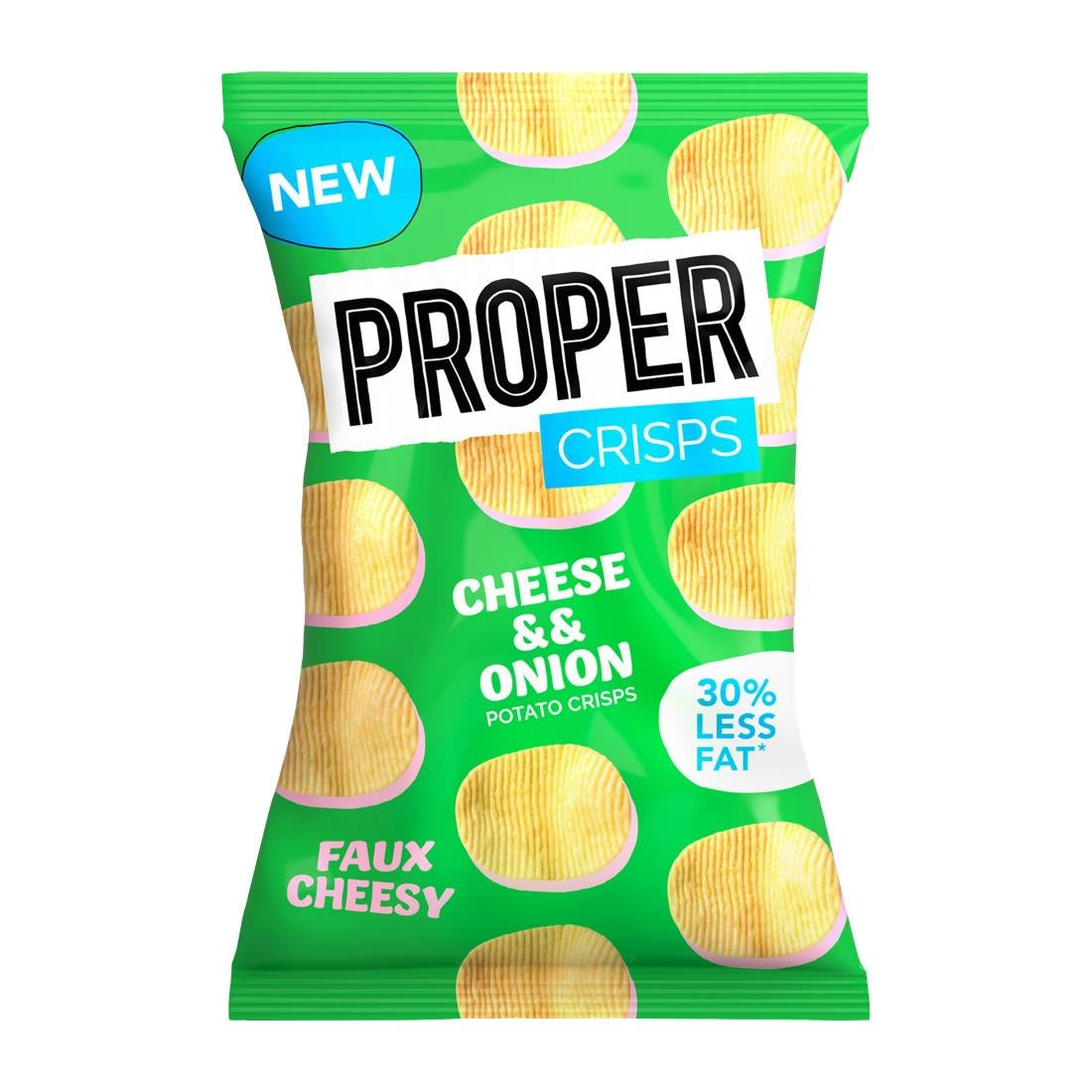 HS878 Propercrisps Cheese & Onion Flavour 30g (Pack of 24)