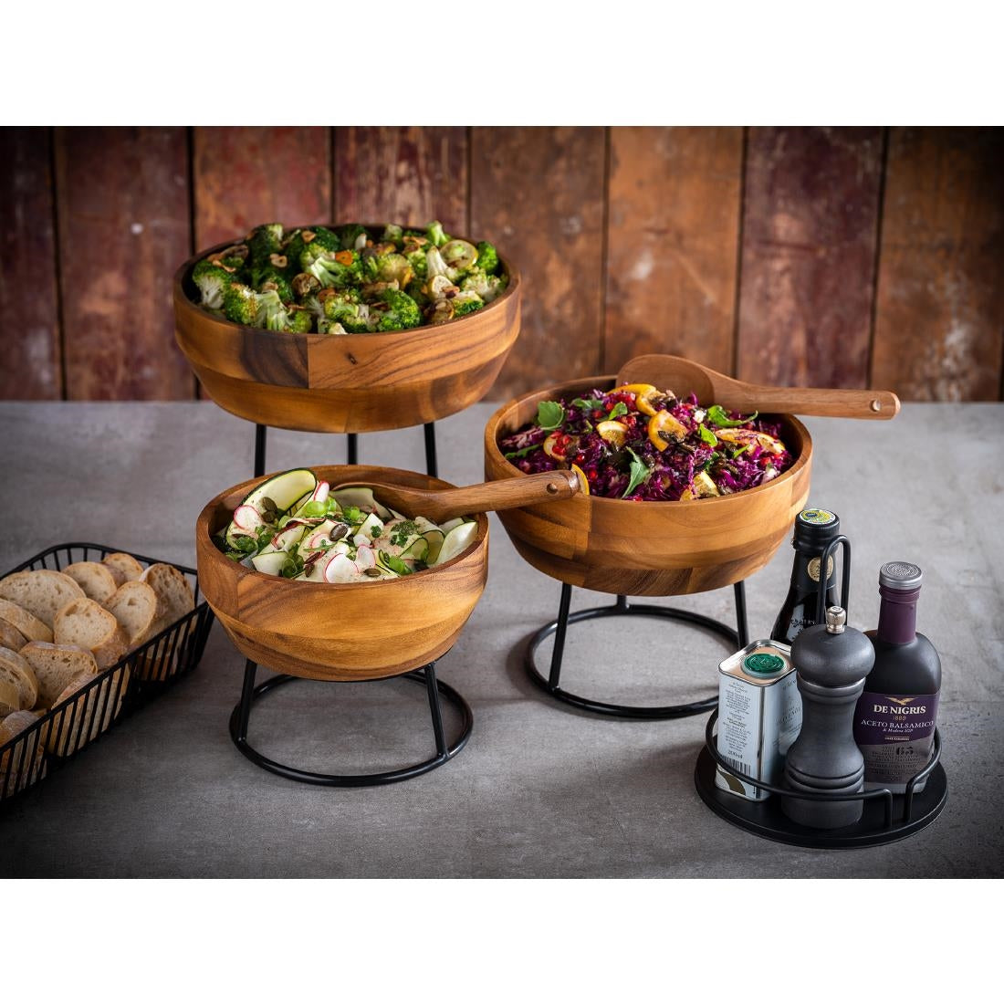 HS904 APS Acacia Bowl 1.8Ltr