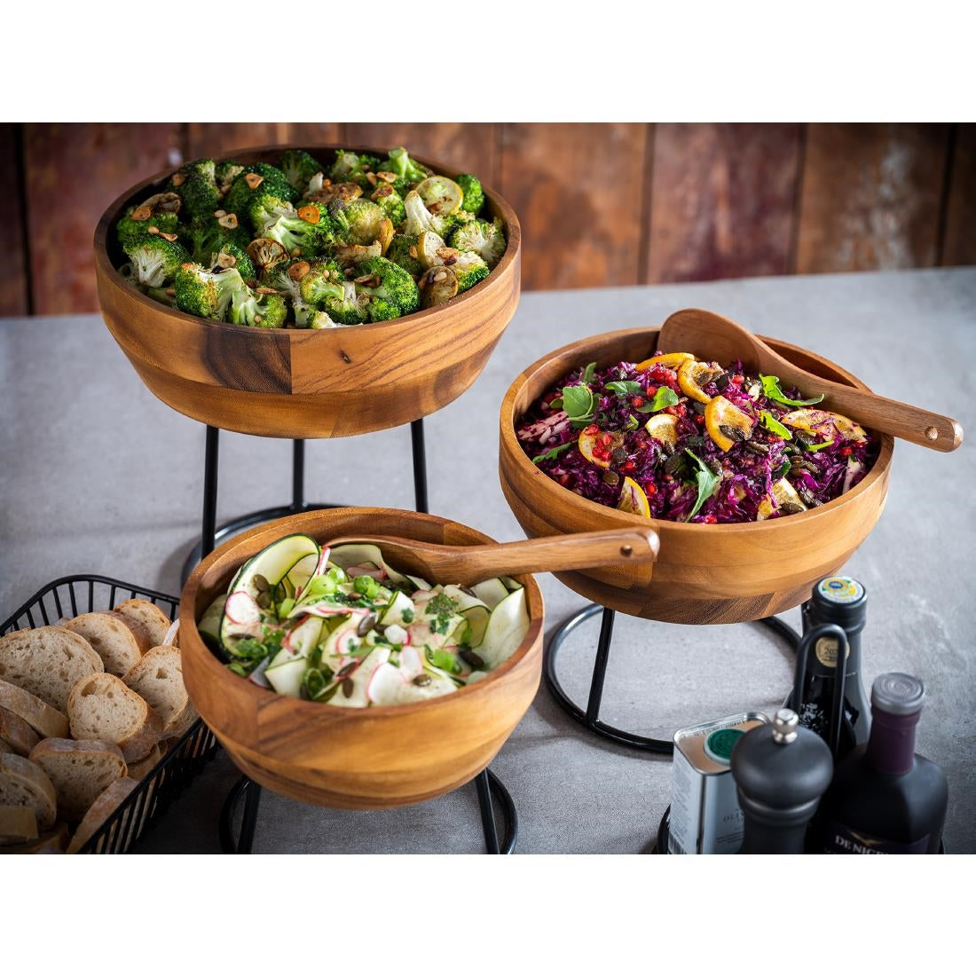 HS904 APS Acacia Bowl 1.8Ltr