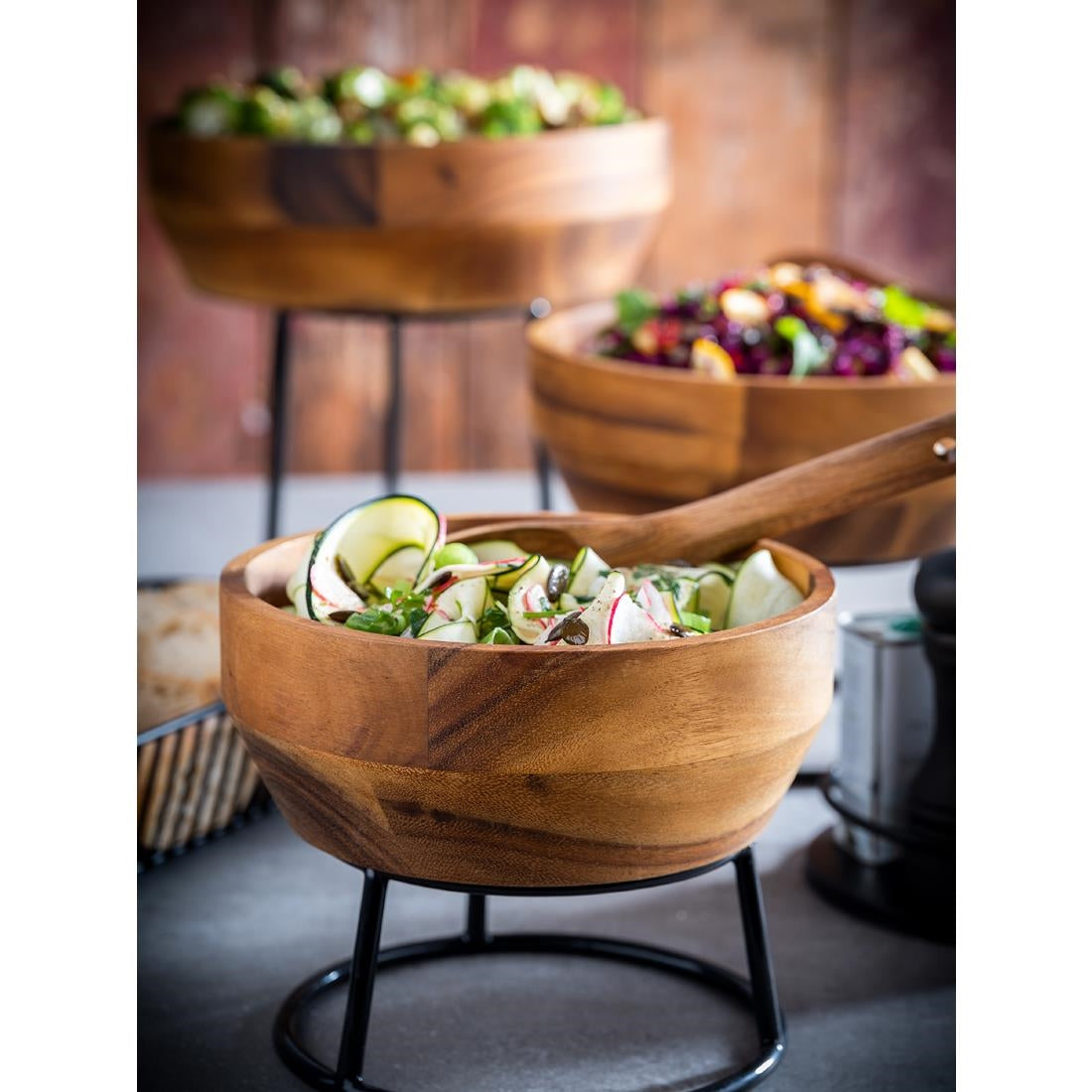 HS904 APS Acacia Bowl 1.8Ltr