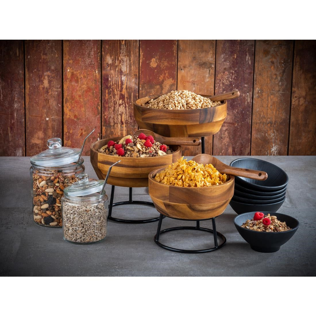 HS904 APS Acacia Bowl 1.8Ltr