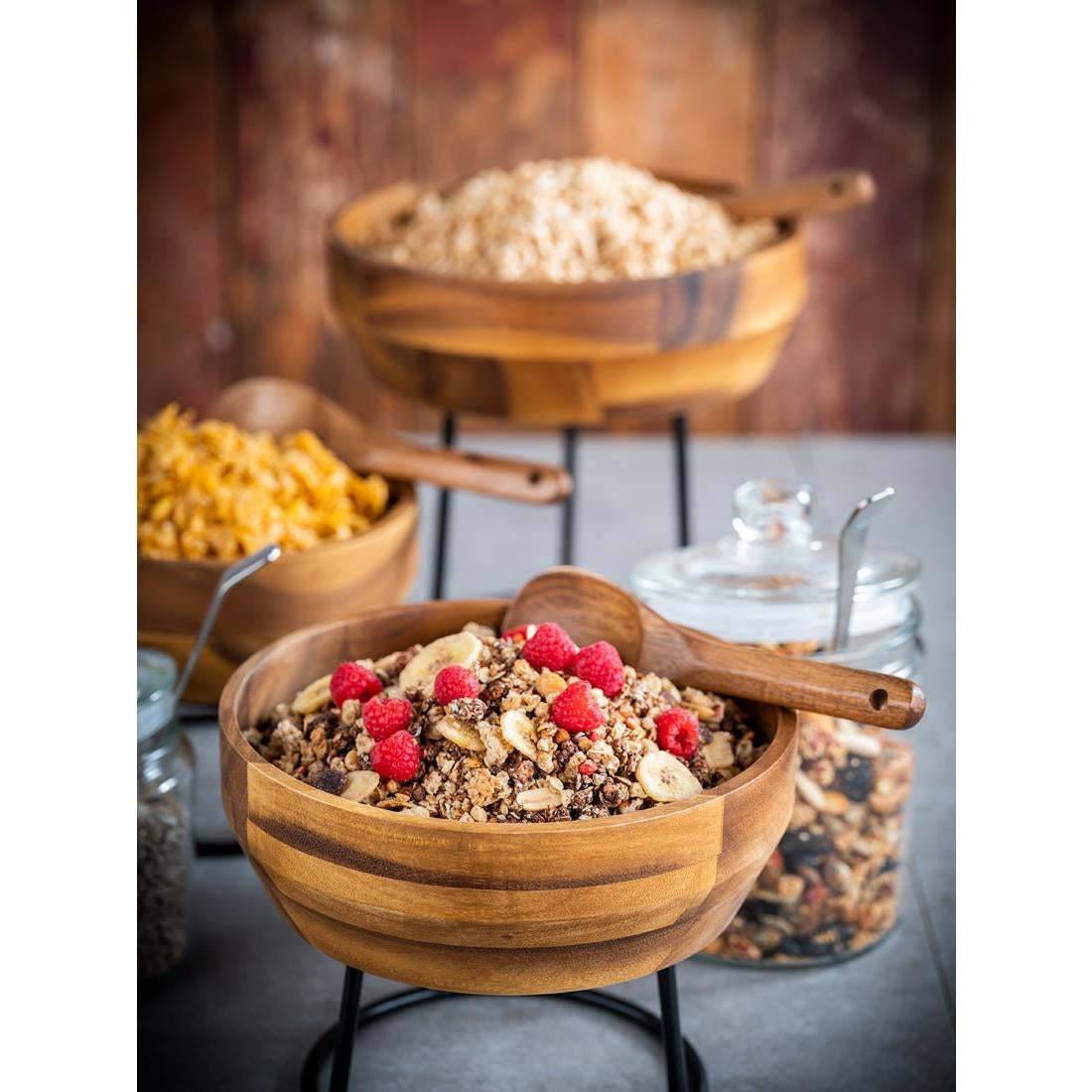 HS904 APS Acacia Bowl 1.8Ltr