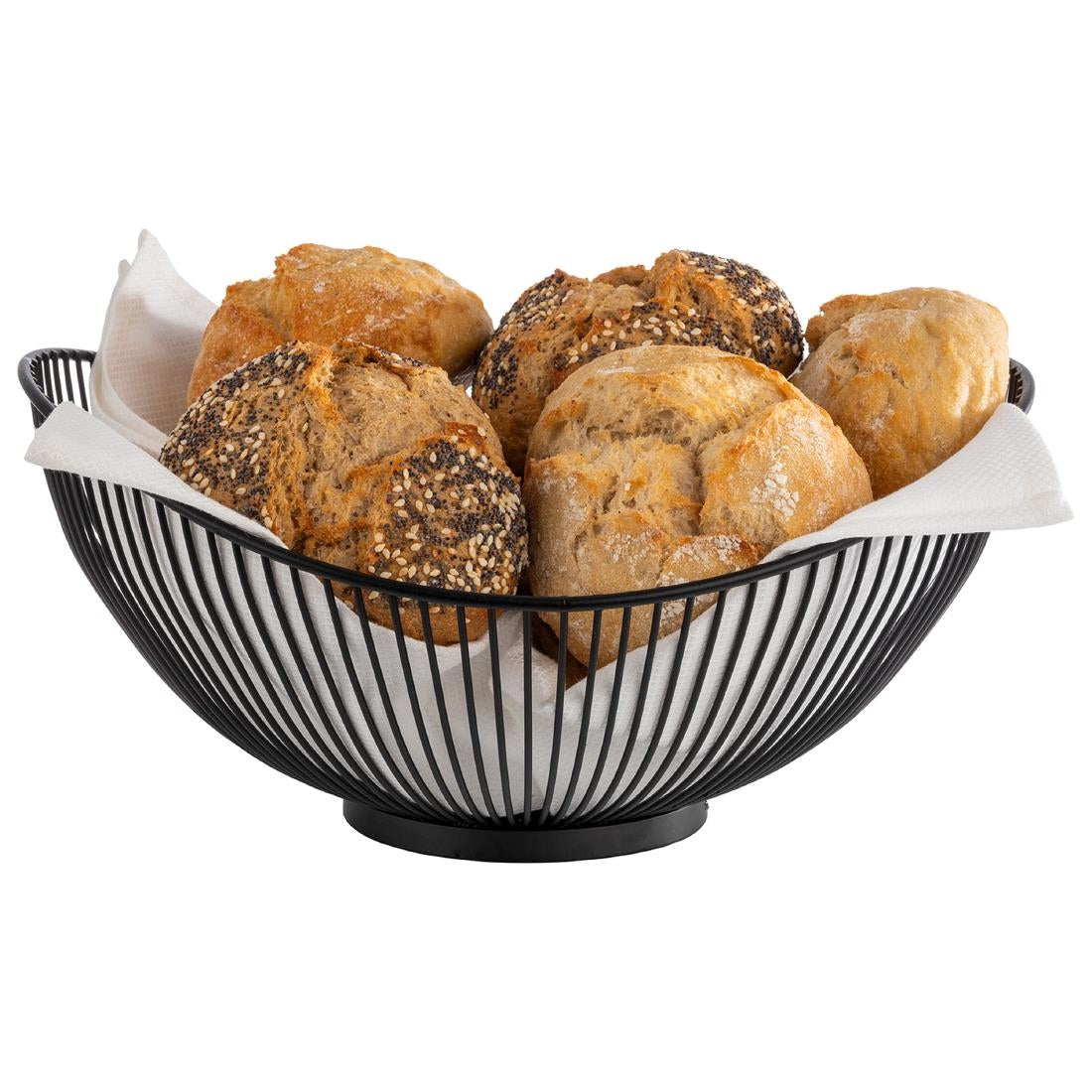 HS917 APS Svart Black Mesh Basket 295x255x135mm