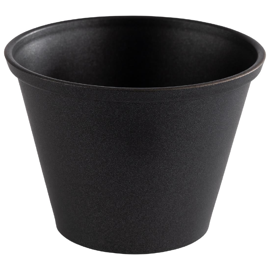 HS937 APS Dip Bowls Grey/Black 60ml (Pack of 6)