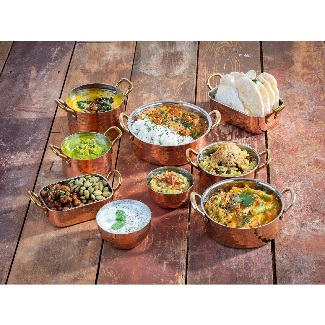 HS940 APS Mumbai Small Serving Pan - 145x95x45mm