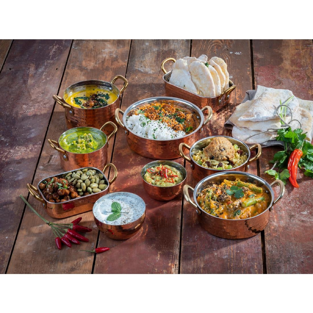 HS940 APS Mumbai Small Serving Pan - 145x95x45mm