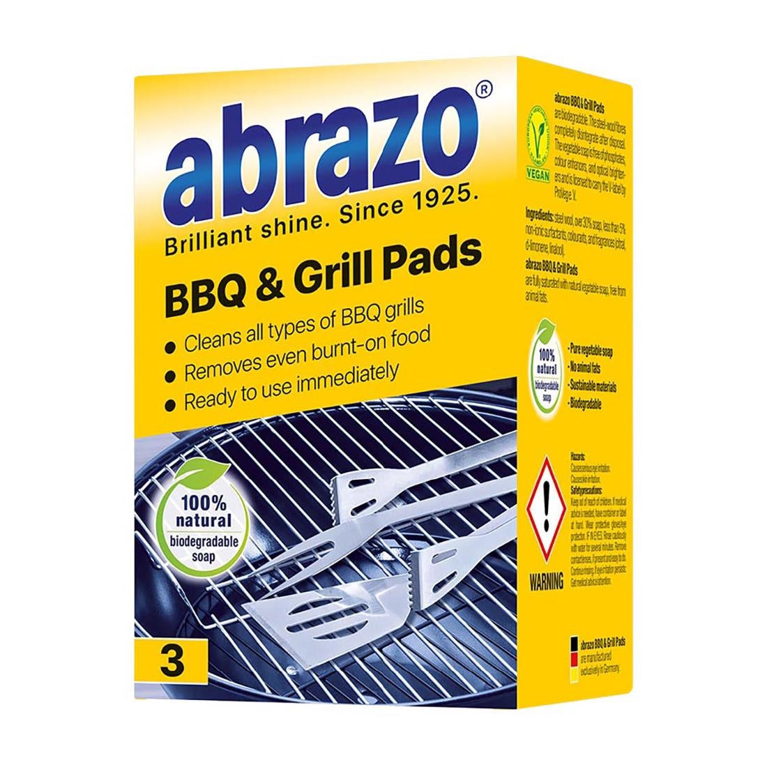 HS955 Abrazo BBQ and Grill Pads (Pack of 3)