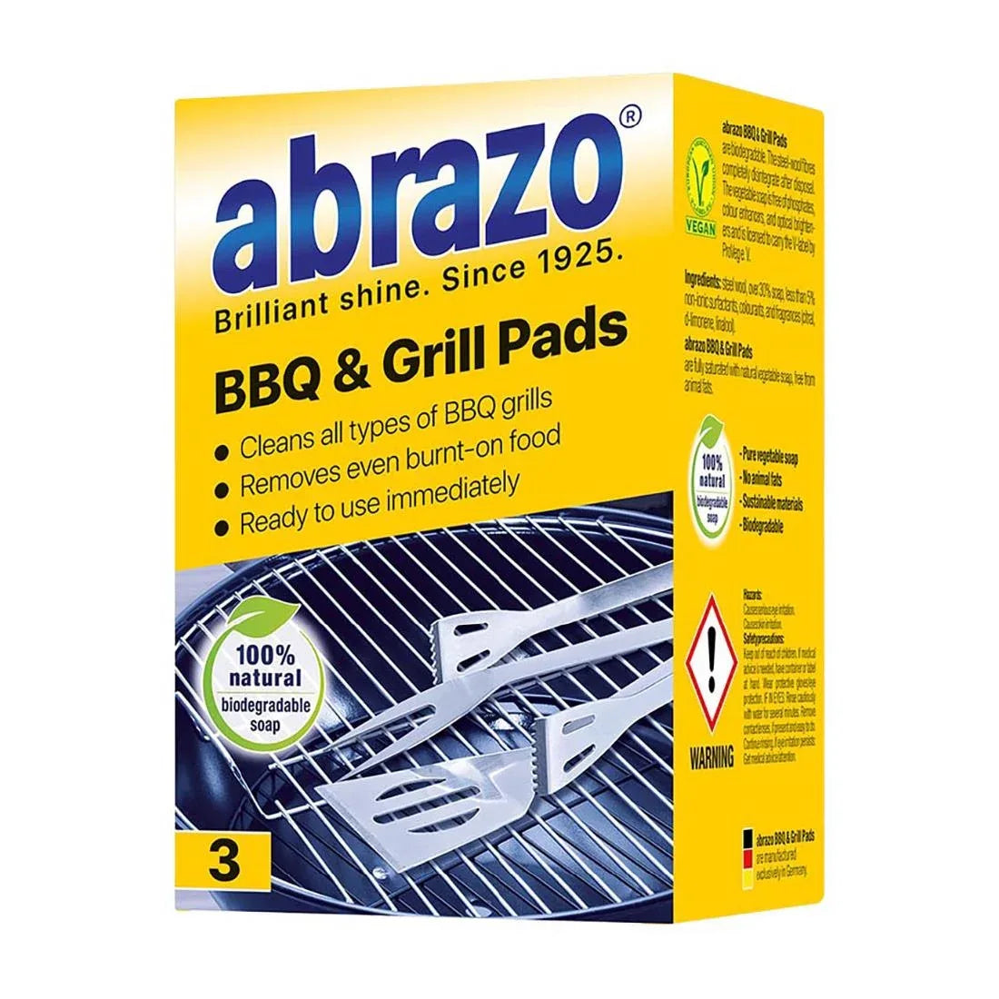 HS955 Abrazo BBQ and Grill Pads (Pack of 3)