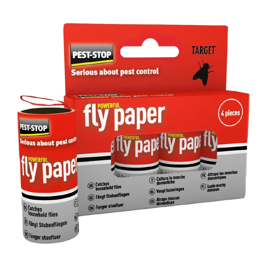 HS973 Pest-Stop Fly Paper (Pack of 4)