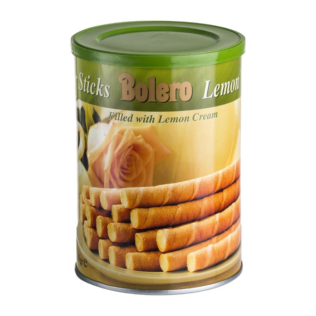 HT336 Bolero Lemon Wafer Sticks Tin 400g