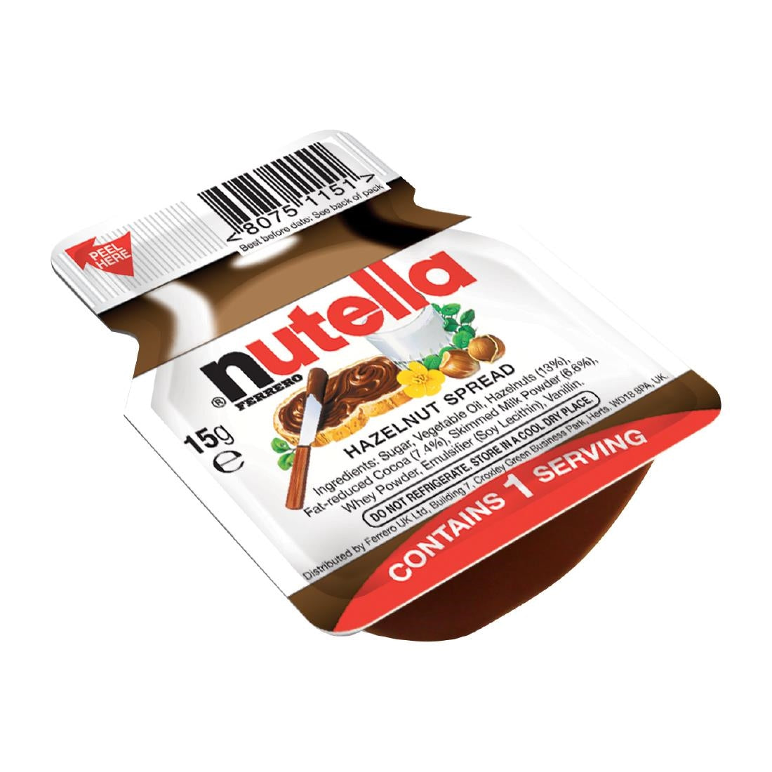 HT349 Nutella Portions 15g (Pack of 120)