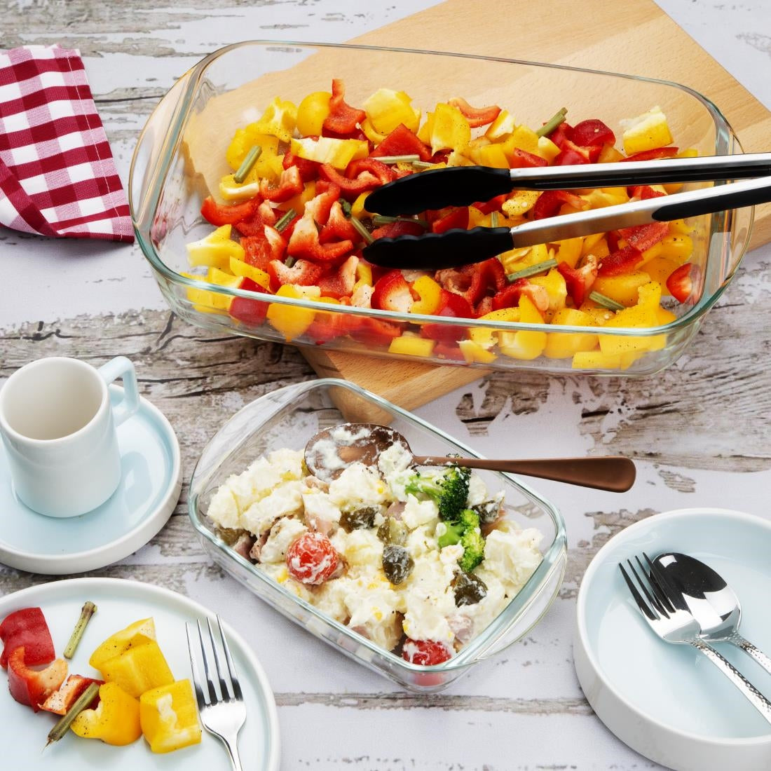 HT408 - Vogue Glass Dish 3.6Ltr