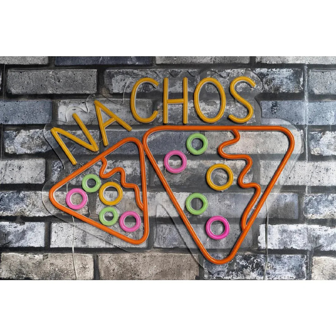 HT416 A1 Equipment Nachos Neon Style LED Light-up Sign A7695