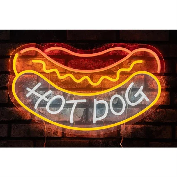 HT417 A1 Equipment Hotdog Neon Style LED Light-up Sign A7532