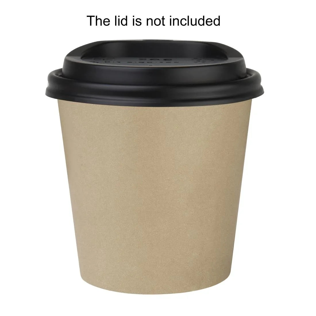 HT465 Fiesta Recyclable Hot Cups Single Wall Kraft 6oz (50 Pack)