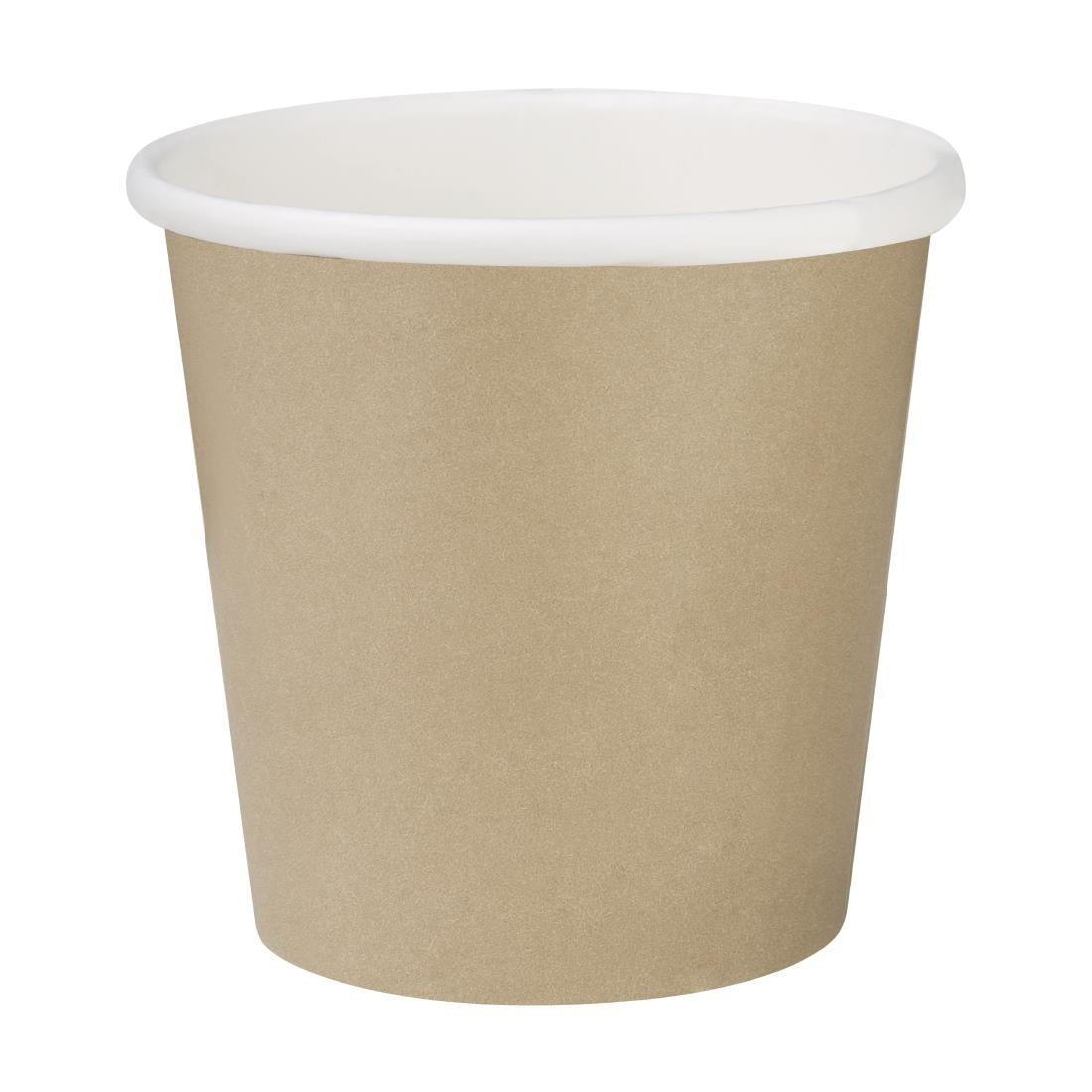 HT466 Fiesta Compostable Hot Cups Single Wall Kraft 6oz (1000 Pack)