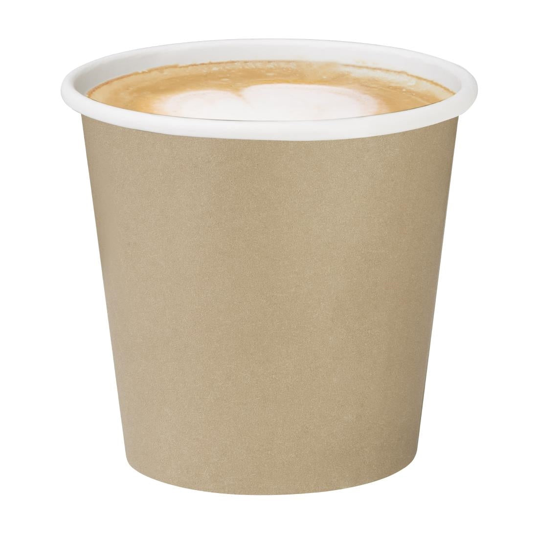 HT467 Fiesta Compostable Hot Cups Single Wall Kraft 6oz (50 Pack)